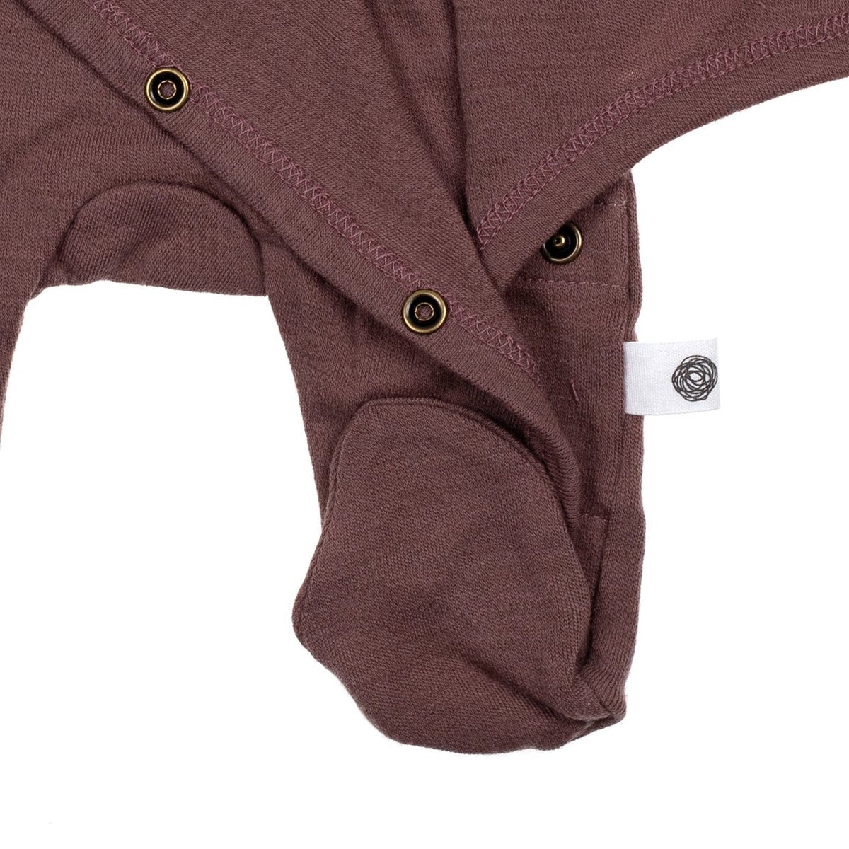 Wollen boxpakje / kruippakje – merino wol - Twilight mauve