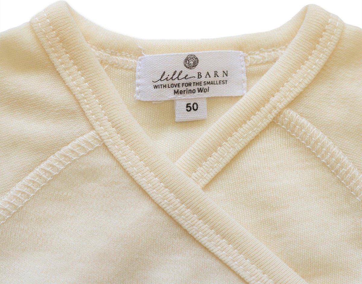 Wollen boxpakje / kruippakje – Merinowol - Naturel - - Just Babystuff