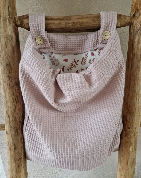 Boxzak blaadjes Roze