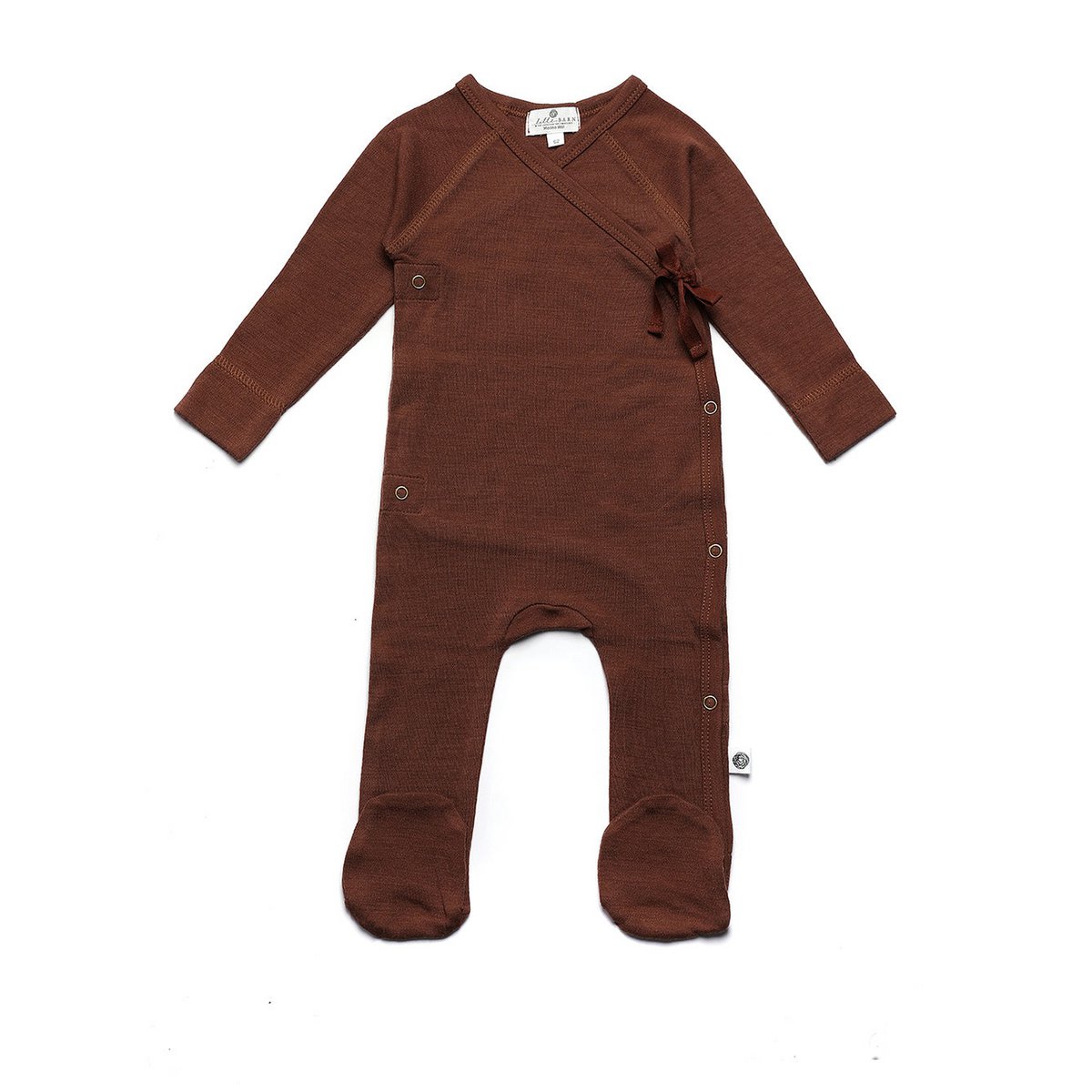 Wollen boxpakje / kruippakje – Merinowol - Cinnamon - Just Babystuff
