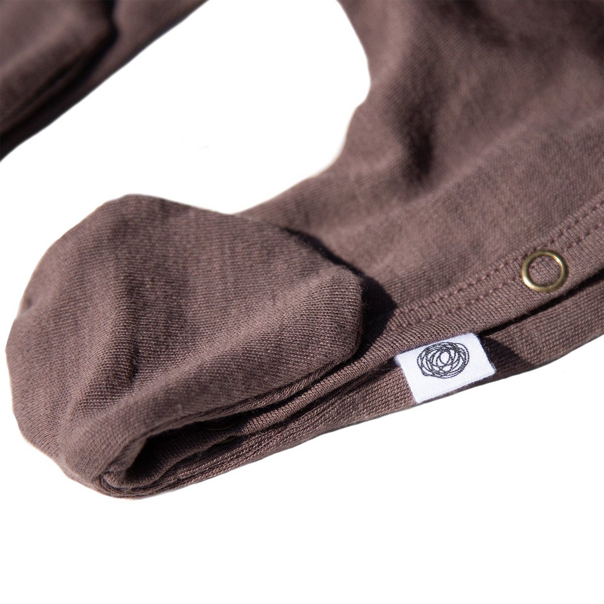 Wollen boxpakje / kruippakje β merino wol - peppercorn - Just Babystuff