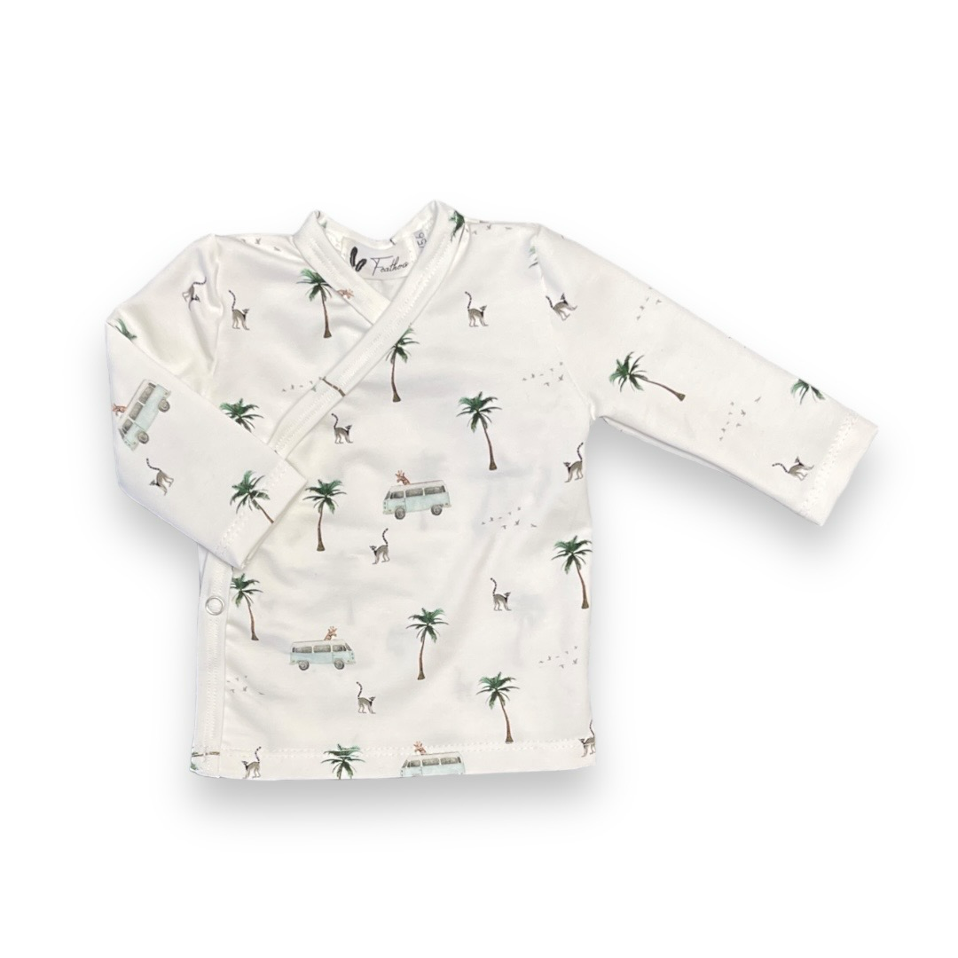Overslagshirtje animal vacation - Just Babystuff