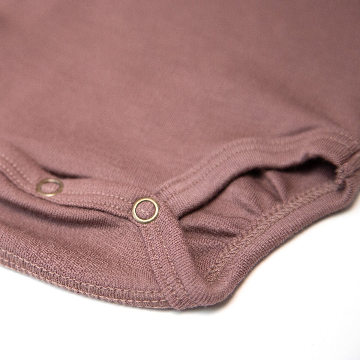 Wollen Romper lange mouw – Merinowol - Twilight Mauve