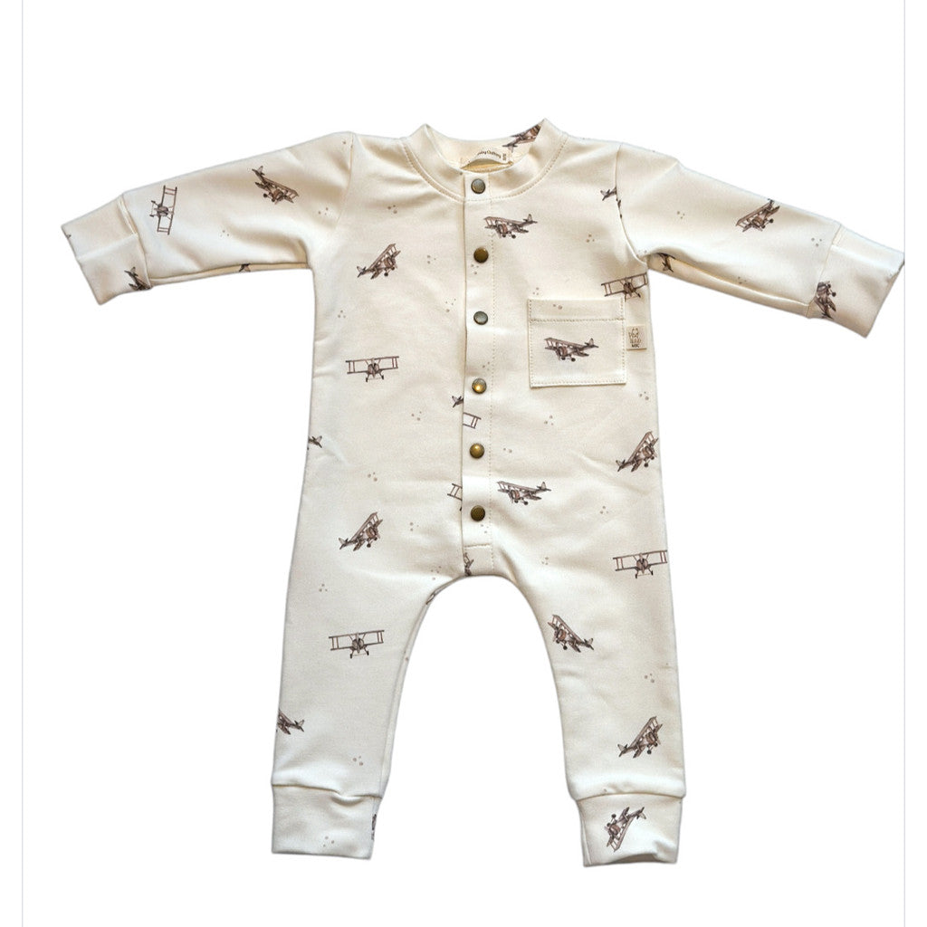 Boxpakje - jumpsuit Plane - Just Babystuff