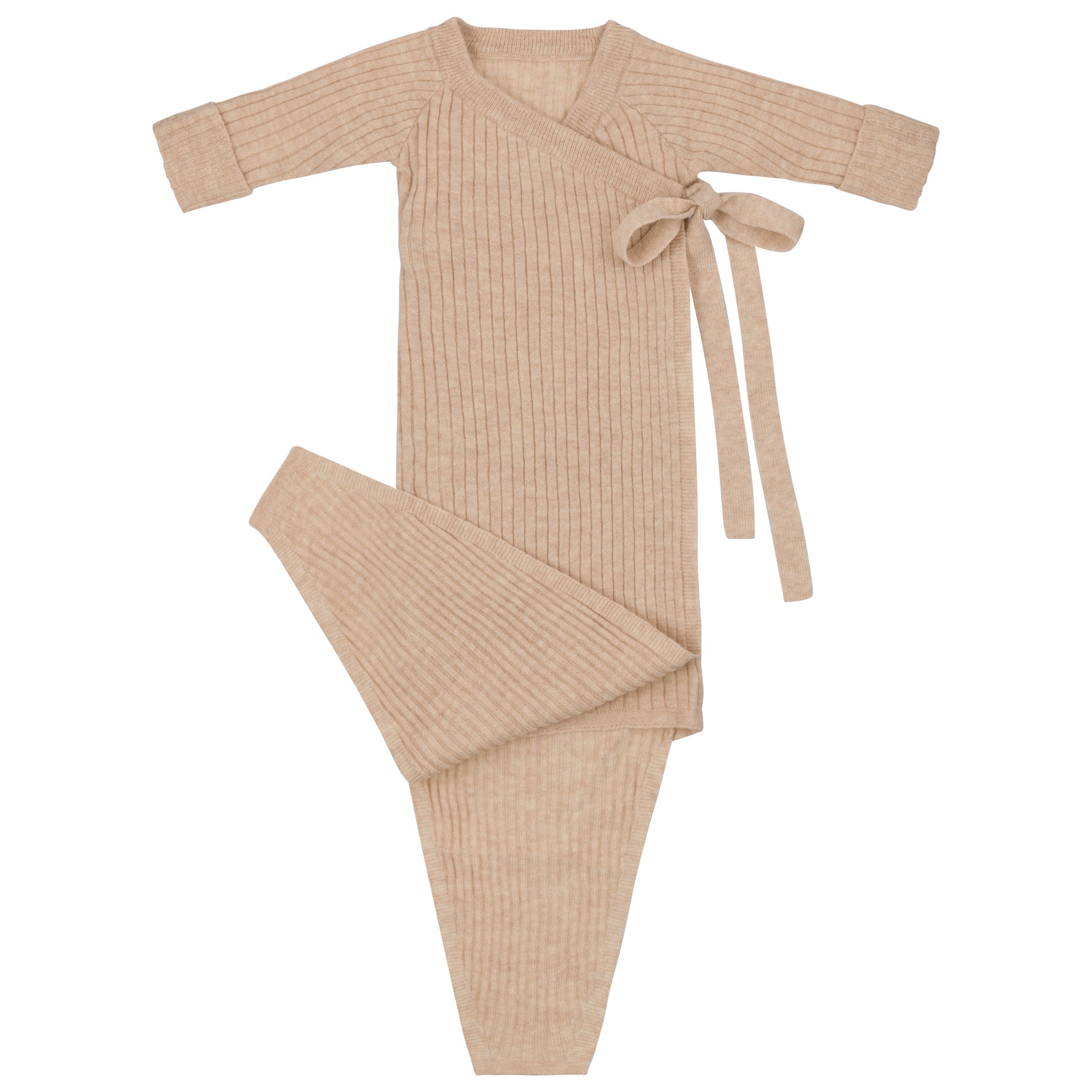Sleepsuit Teddy - Beige - - Just Babystuff