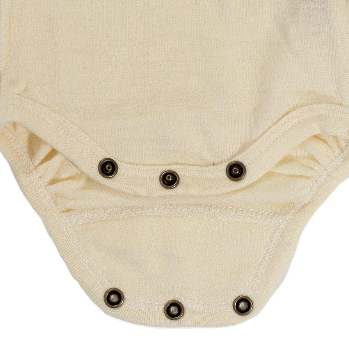 Wollen Romper lange mouw β Merinowol - Naturel - Just Babystuff