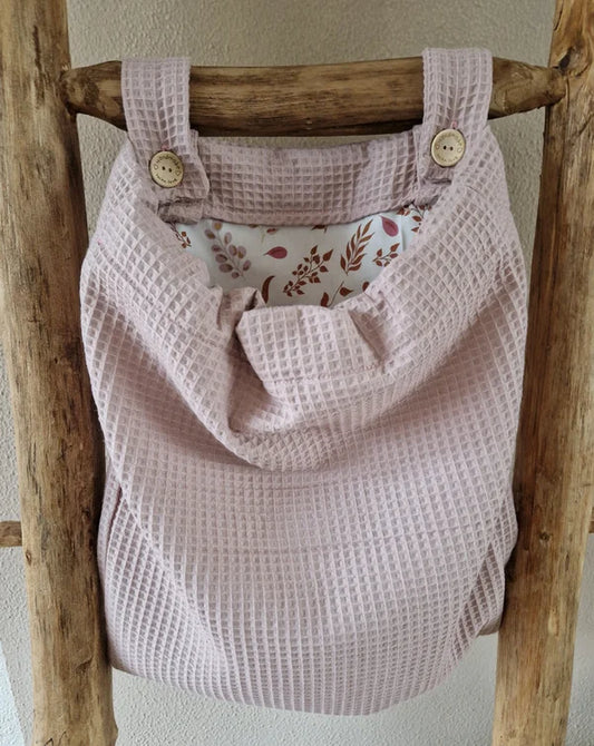 Boxzak blaadjes Roze