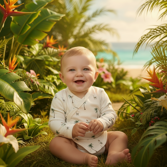 Overslagshirtje animal vacation - Just Babystuff