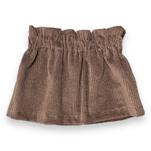 Rokje corduroy mini dark brown