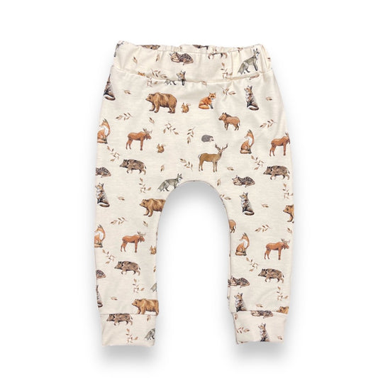 Jogger wild forest animals