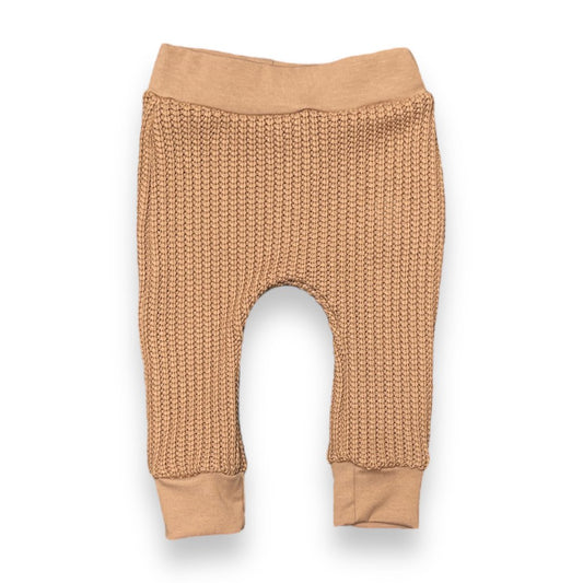 Newborn jogger big knit cacao