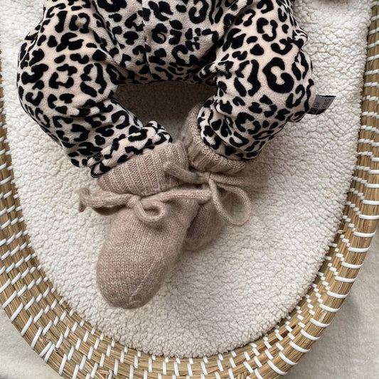 Wollen Baby slofjes - Merinowol - - Just Babystuff