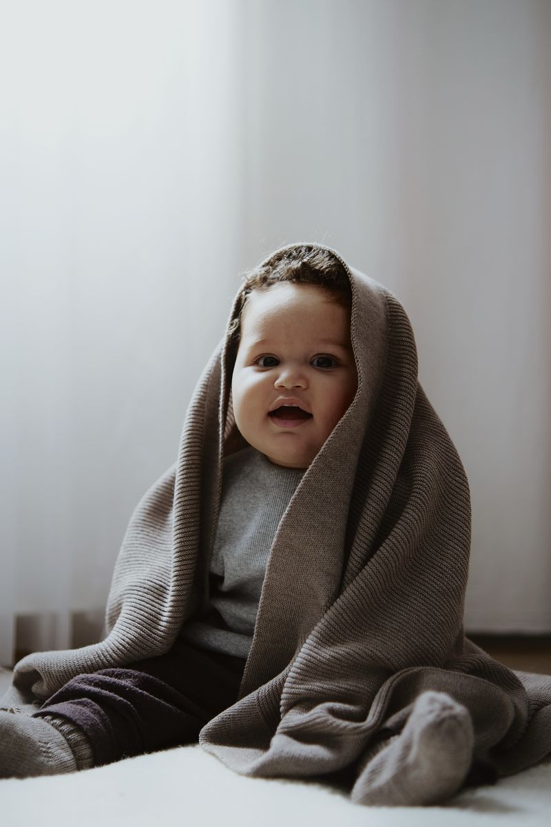 Wollen wiegdeken van merinowol – KiCo Label - Just Babystuff