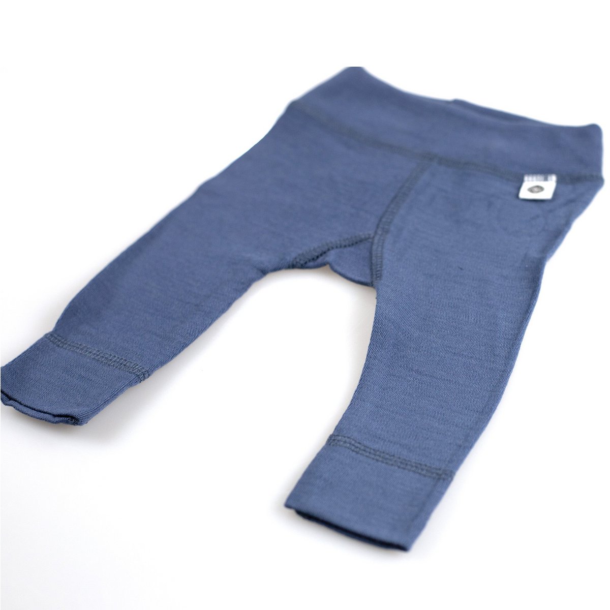 Wollen Baby- kinderbroek - Merinowol - Vintage blauw