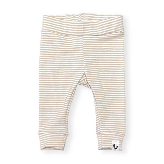 Newborn broekje small stripes ivory