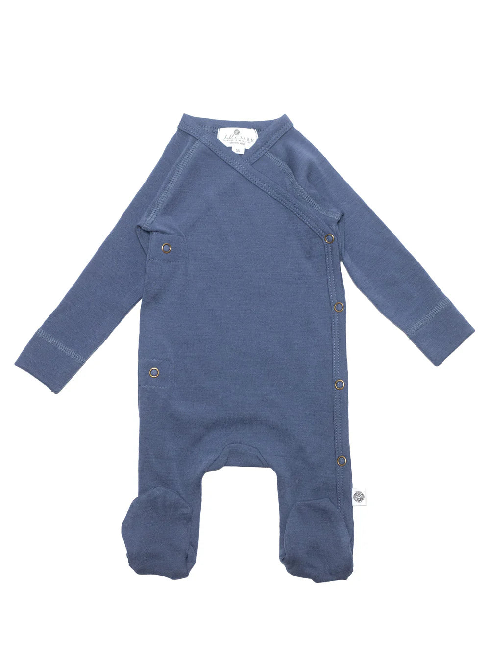 Wollen boxpakje / kruippakje – Merinowol - Vintage indigo