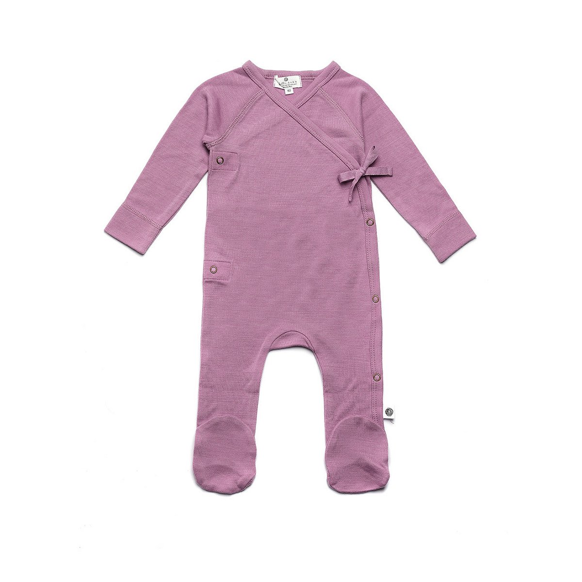 Wollen boxpakje / kruippakje – Merinowol - Lavender Mist - Just Babystuff