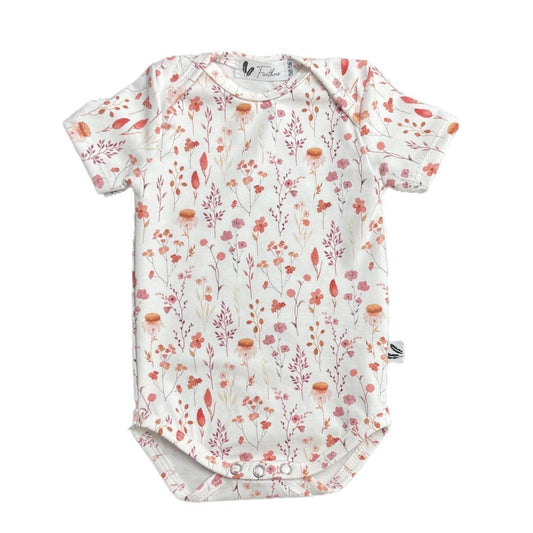 Rompertje korte mouw spring flower - Just Babystuff